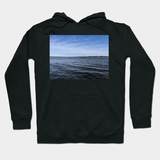 Lake Michigan at Daytime Hoodie by DJTobyGaming